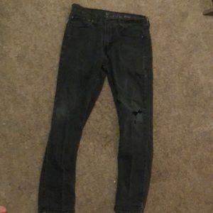 Black signature skinny jeans